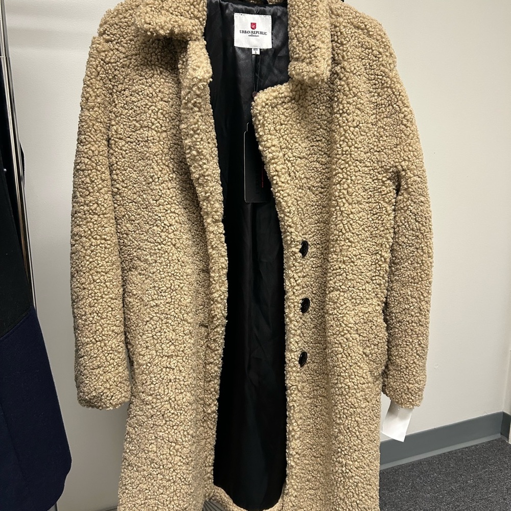 Urban Republic Brown Teddy Coat